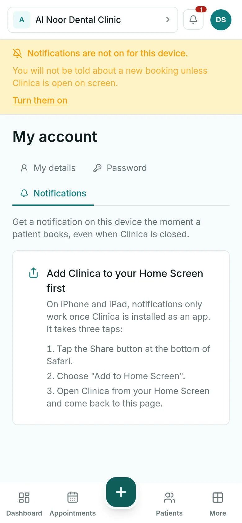 On an iPhone or iPad